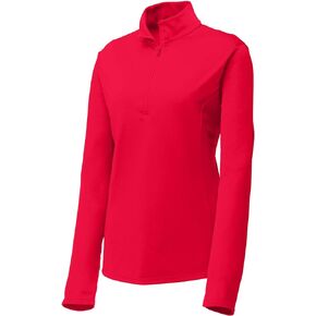 Quarter Zip Pullover Womens Lightweight Athletic Performance 1/4 Zip Pullover Long Sleeve
