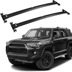 Roof Rack Cross Bars Compatible with Toyota 4Runner 2010-2024, 220 LBs Heavy Duty Aluminum Rooftop for Canoe Kayak Surfboard Bike Luggage Cargo Carrier