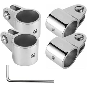 YANYUCB Bimini Top Jaw Slide Marine Stainless Steel 316 Heavy Duty Boat Bimini Canopy Fitting Hardware Tube Marine Boat, Yacht, with Set Screw