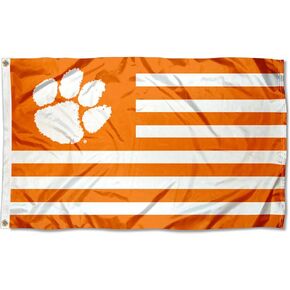 Clemson Tigers Stars and Stripes Nation Flag
