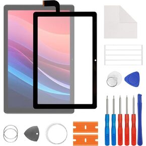 Display Glass, Front Glass, Outer Screen Lens Replacement, Compatible with Vortex Tab T10M Pro 10.1 Inch with Free Repair Tools Kit.(No LCD Display)