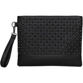 Segater® Rivet Clutch Punk Style Purses Leather Phone Shoulder Bag Crossbody Bag