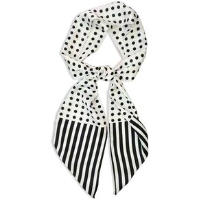 fashion satin scarf for hair - 59 * 5.9" beach head wraps neck scarves for women - lightweight handbag accessories