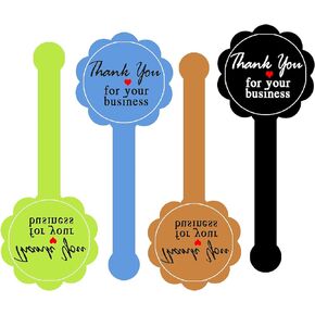 Thank You for Your Business Stickers,Tamper Evident Labels,Thank You for Your Order Labels,for Birthdays,Weddings,Giveaways,Perfect for Small Business Owner,200 Pcs.