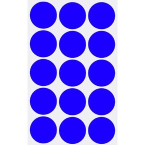 Royal Green Stickers Permanent Labels dots for Multi-Purpose in White 1.25" inch (30mm) - 225 Pack