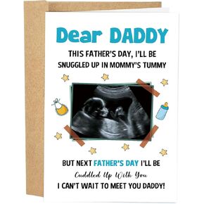 Funny Fathers Day Card from Daughter Son, Humorous Fathers Day Card for Dad, Dad Sorry for The Stupid Shit I Did As A Kid