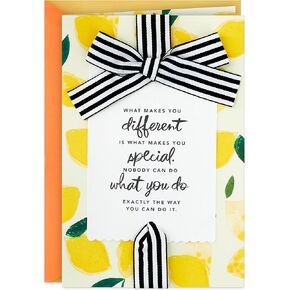 Hallmark Signature Birthday Card (Disney Tinkerbell)