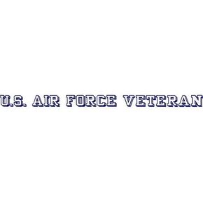 U.S. Air Force Veteran Clear Window Strip