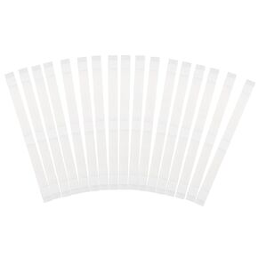 50 Pcs Transparent Resin Book Binding Strips, High Viscosity, Suitable for A4/A3, Binding, Repair, Craft
