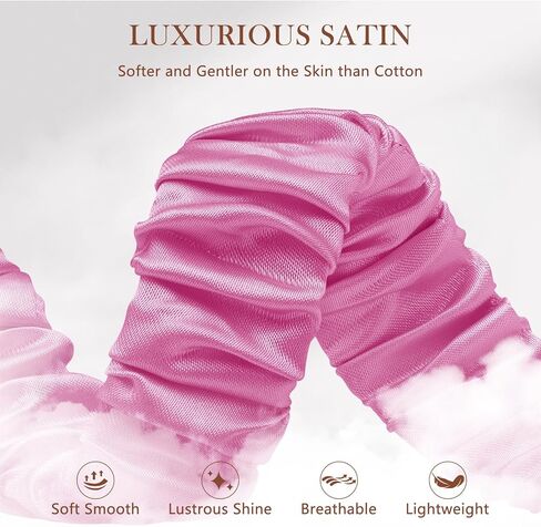 Satin Stretch Band Compatible with Apple Watch Bands for Women 38mm 40mm 41mm 42mm 44mm 45mm 49mm, Soft Smooth Cloth Elastic Solo Loop Bracelet Straps for iWatch SE Series 9 8 7 6 5 4 3 2 1 in Saudi Arabia
