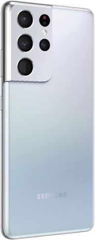 Samsung Galaxy S21 Ultra 5G، الإصدار الأمريكي، 256 جيجابايت، فضي فانتوم - مفتوح (متجدد) in Kuwait
