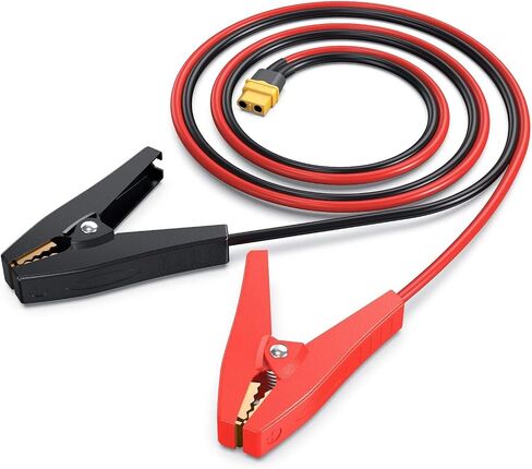 XT60 Conncter Female Cable with DC 12V Battery Alligator Clips Battery Clamp for Power Station and More [12AWG / 3.2FT] in Saudi Arabia