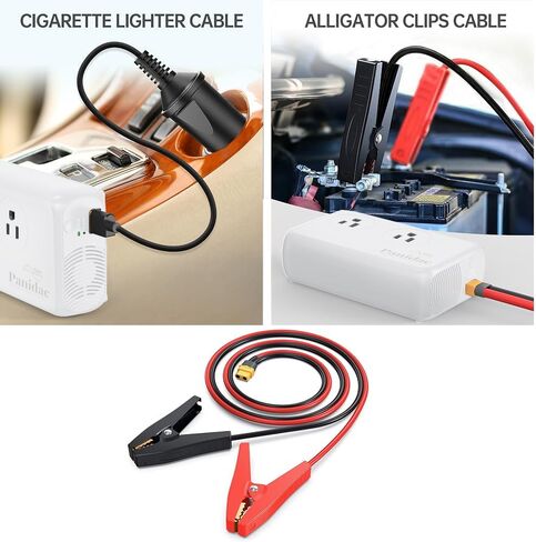 XT60 Conncter Female Cable with DC 12V Battery Alligator Clips Battery Clamp for Power Station and More [12AWG / 3.2FT] in Saudi Arabia