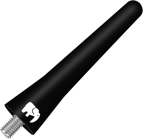ONE250 2.5" inch Short Rubber Antenna, Compatible with Honda - CR-V (2001-2016), Element (2003-2024), Fit (2001-2023), Jazz (2001-2021), Insight - Designed for Optimized FM/AM Reception (Black) in Saudi Arabia