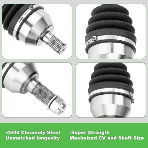 Front Left Right CV Axle Shaft for Can Am Maverick X3 Max XDS Turbo R 2019, Maverick X3 Max XDS Turbo RR 2020-2022, Maverick X3 XMR XRC Turbo 2018-2021, Replaces for 705401634 705402098 in Saudi Arabia