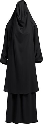 ODIZLI Two Pieces Jilbab and Dress for Muslim Women Long Khimar and Skirt Available for Prayer in Saudi Arabia