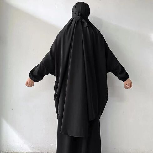 ODIZLI Two Pieces Jilbab and Dress for Muslim Women Long Khimar and Skirt Available for Prayer in Saudi Arabia