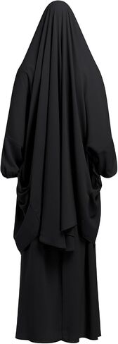ODIZLI Two Pieces Jilbab and Dress for Muslim Women Long Khimar and Skirt Available for Prayer in Saudi Arabia
