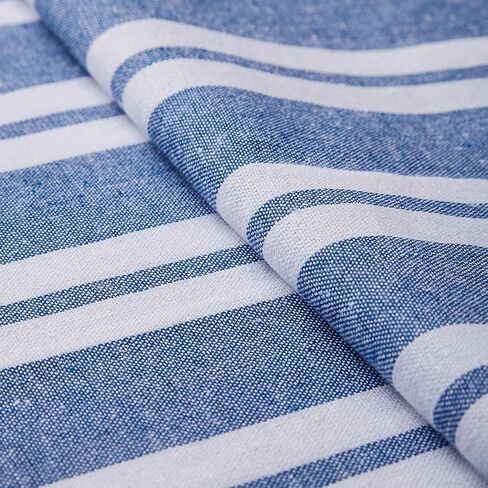 Encasa Cotton Table Runner | Size 13x36 in | Buffalo Beige Checks - Machine Washable in Saudi Arabia
