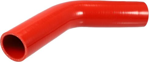 X AUTOHAUX 48mm 1.89" ID 45 Degree Elbow Silicone Reducer Hose Pipe Bend Turbo Water Intercooler Red in Saudi Arabia