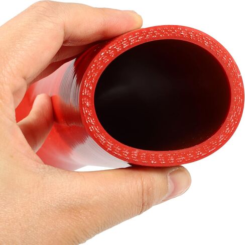 X AUTOHAUX 48mm 1.89" ID 45 Degree Elbow Silicone Reducer Hose Pipe Bend Turbo Water Intercooler Red in Saudi Arabia