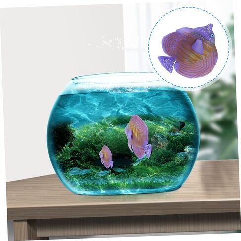 Artificial Fish Aquarium Accessories Pearl Decor Ocean Decor Aquarium Floating Ornament Artificial Floating Simulation Fake Betta Fish Aquarium Fish Aquarium Decor in Kuwait