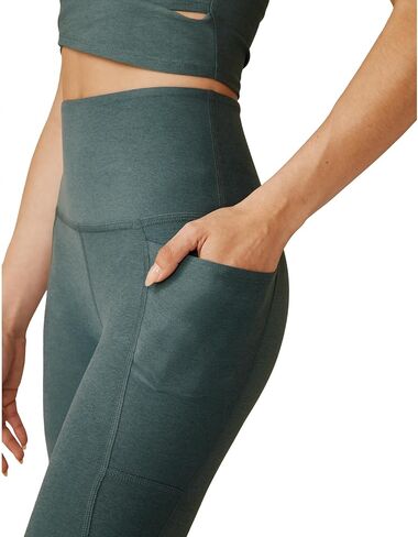 Beyond Yoga Women's Spacedye Out of Pocket High-Waisted Midi Legging in Kuwait