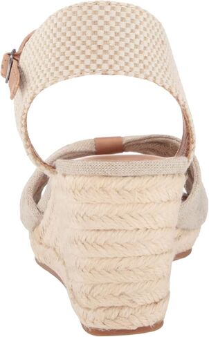 Lucky Brand womens Macrimay Espadrille Wedge Sandal, Natural/Platinum, 9.5 US in Saudi Arabia