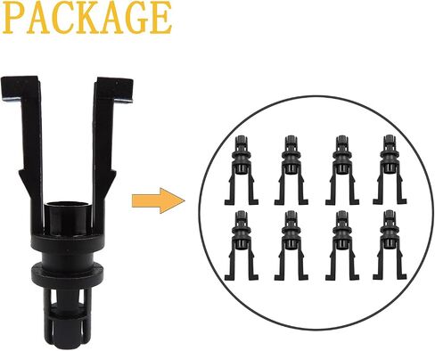 HiSport Central Port Spider Injector Retainer Poppet Clips Replacement for Chevy V6 92-95 [8pcs] in Saudi Arabia