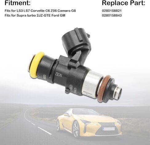 حاقن الوقود 0280158821 يناسب سيفيك ل TSX K24 2.4L 210lb 2200cc قطع غيار المحرك in Kuwait