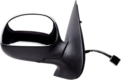 Fit System 61131F Passenger Side Mirror for Ford Expedition/Lincoln Navigator, F150/F250 LD 4 Door Crew Cab, Black, w/o Signal, w/Chrome Cover, Foldaway, Power in Saudi Arabia