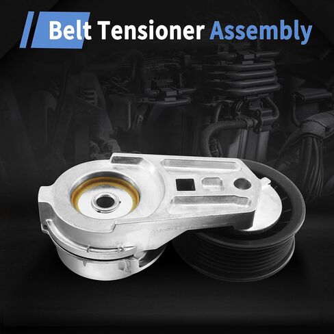 Belt Tensioner Pulley Assembly 38382 Compatible with Dodge Ram 1500 2500 3500 5.7L V8 2003-2008, Fit for Dodge Durango 5.7L V8 2004-2008, Fit for Chrysler Aspen 5.7L V8 2007 2008 in Saudi Arabia
