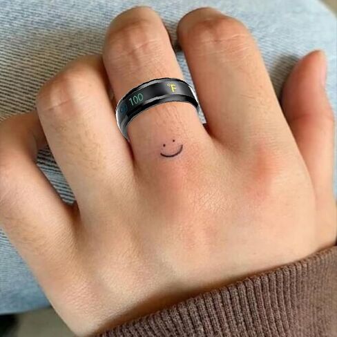 Temperature-Control Color Changing Band Ring,316L Stainless Steel Mystery Color Changeable Ring,Wedding Engagement Proposal Statement Band Ring Jewelry Gift for Women Men in Saudi Arabia