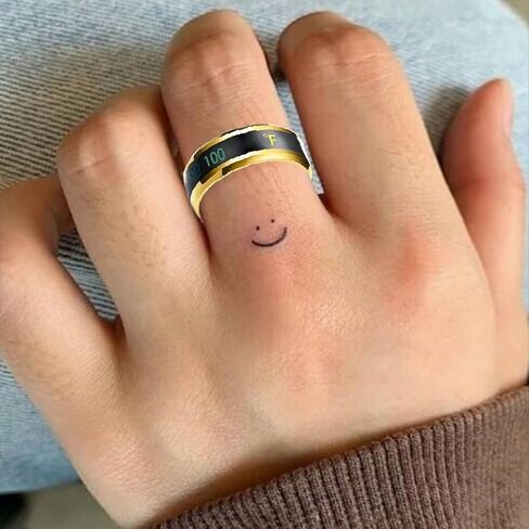 Temperature-Control Color Changing Band Ring,316L Stainless Steel Mystery Color Changeable Ring,Wedding Engagement Proposal Statement Band Ring Jewelry Gift for Women Men in Saudi Arabia