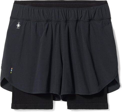 Smartwool Women’s Merino Wool Intraknit Active Lined Short — Mid Rise Shorts (Regular Fit) in Saudi Arabia