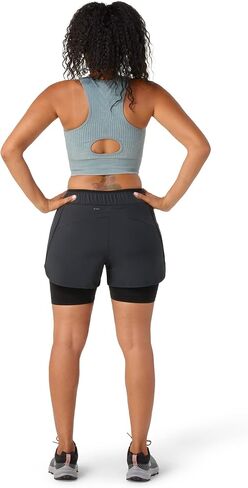 Smartwool Women’s Merino Wool Intraknit Active Lined Short — Mid Rise Shorts (Regular Fit) in Saudi Arabia