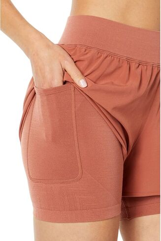 Smartwool Women’s Merino Wool Intraknit Active Lined Short — Mid Rise Shorts (Regular Fit) in Saudi Arabia