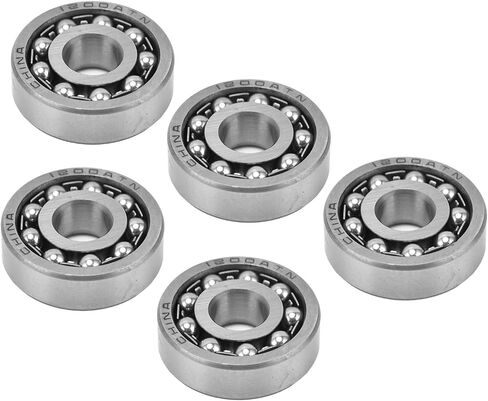 10Pcs Double Row Radial Balls Bearing, Self Aligning Ball Bearings, Miniature Ball Bearing Standard Cage 1200 1201 1202 1203 for Gearboxes Roller Skates(1201) in Saudi Arabia