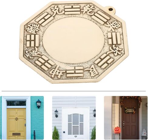 LIFKOME 3pcs Feng Shui Mirror Traditional Chinese Bagua Mirror Octagon Copper Mirror Convex Concave Mirror Feng Shui Decoration Gifts in Saudi Arabia