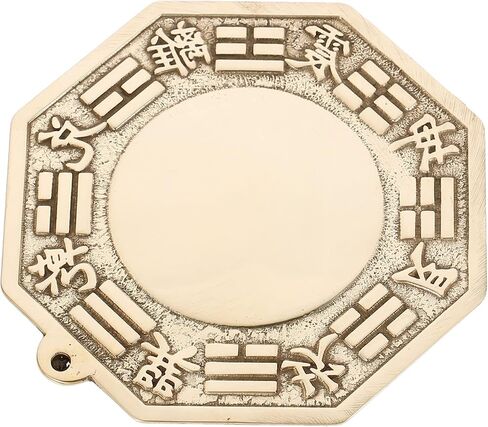 LIFKOME 3pcs Feng Shui Mirror Traditional Chinese Bagua Mirror Octagon Copper Mirror Convex Concave Mirror Feng Shui Decoration Gifts in Saudi Arabia