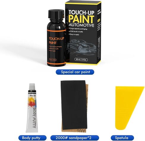 Solid Black Touch Up Paint for Tesla, DIY Car Paint Scratch Repair Kit, Automotive Paint, Quick & Easy Fix Scratch Repair for Tesla Model 3/Y/S/X in Saudi Arabia