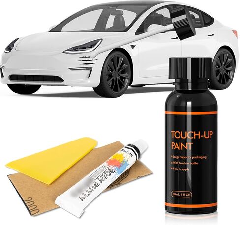 Solid Black Touch Up Paint for Tesla, DIY Car Paint Scratch Repair Kit, Automotive Paint, Quick & Easy Fix Scratch Repair for Tesla Model 3/Y/S/X in Saudi Arabia