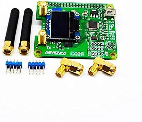 MMDVM وحدة نقطة الاتصال المزدوجة ذات القبعة المزدوجة V1.5.2 تدعم P25 DMR YSF NXDN DMR فتحة 1 + فتحة 2 لـ Raspberry pi مع منفذ USB (مع OLED) in Kuwait
