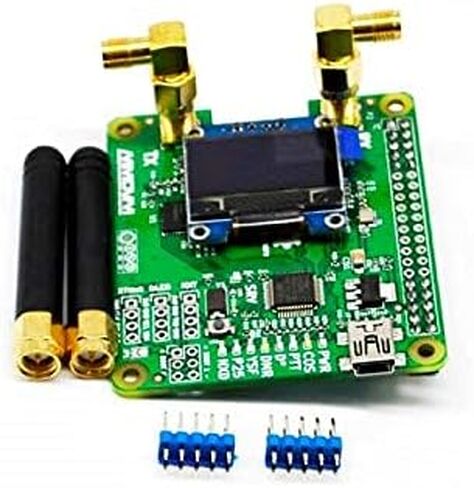 MMDVM وحدة نقطة الاتصال المزدوجة ذات القبعة المزدوجة V1.5.2 تدعم P25 DMR YSF NXDN DMR فتحة 1 + فتحة 2 لـ Raspberry pi مع منفذ USB (مع OLED) in Kuwait