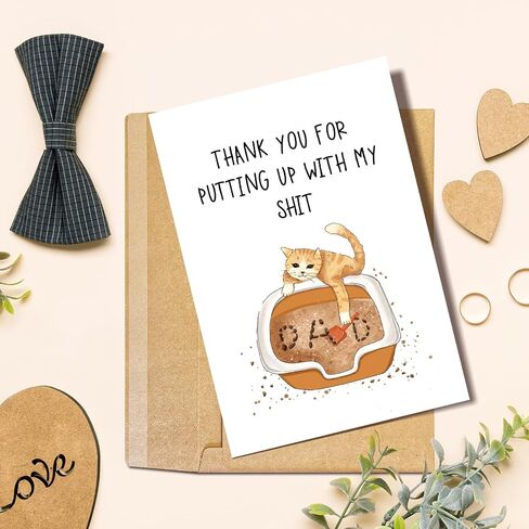 Funny Fathers Day Card from Daughter Son, Humorous Fathers Day Card for Dad, Dad Sorry for The Stupid Shit I Did As A Kid in Saudi Arabia