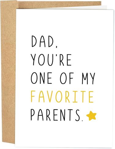 Funny Fathers Day Card from Daughter Son, Humorous Fathers Day Card for Dad, Dad Sorry for The Stupid Shit I Did As A Kid in Saudi Arabia