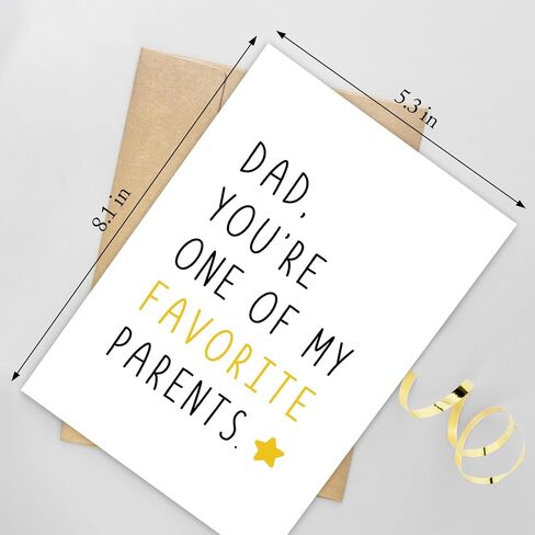 Funny Fathers Day Card from Daughter Son, Humorous Fathers Day Card for Dad, Dad Sorry for The Stupid Shit I Did As A Kid in Saudi Arabia