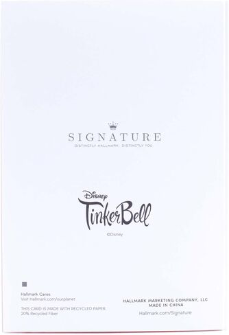 Hallmark Signature Birthday Card (Disney Tinkerbell) in Saudi Arabia
