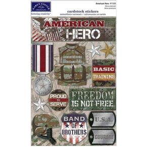 Karen Foster 11585 Design Acid and Lignin Free Scrapbooking Sticker Sheet, Firefighter