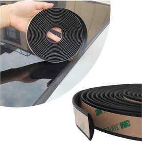 Car Windshield Seal Strip,Flexible Rubber Seal Strip Sunroof Seal Strip,Multifunctional Car Weather Stripping for Front & Rear Windshield,Small Window,Sunroof,Sliding Door (9.84Ft)